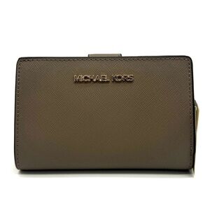 Michael Kors Medium Bifold Zip Chain Wallet Dusk